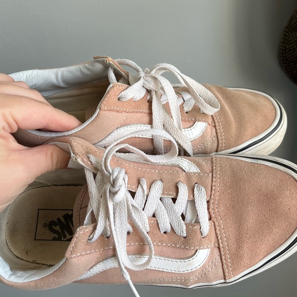Peachy Pink Coloured Vans - Picture 5 of 7